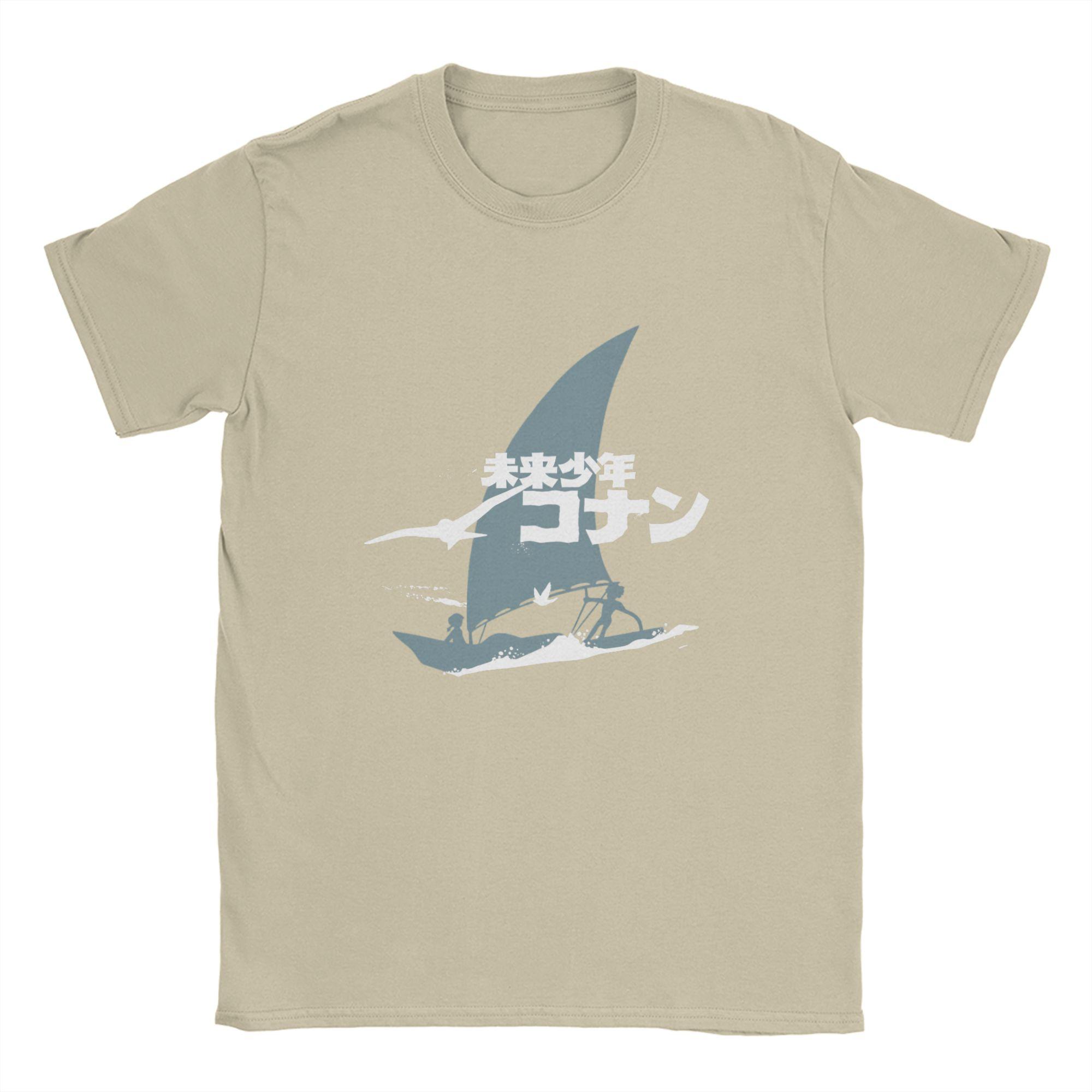 Conan The Future Boy Unisex T Shirt Casual Tee Shirt Short Sleeve Crew Neck TShirt Pure Cotton Unique Clothes S
