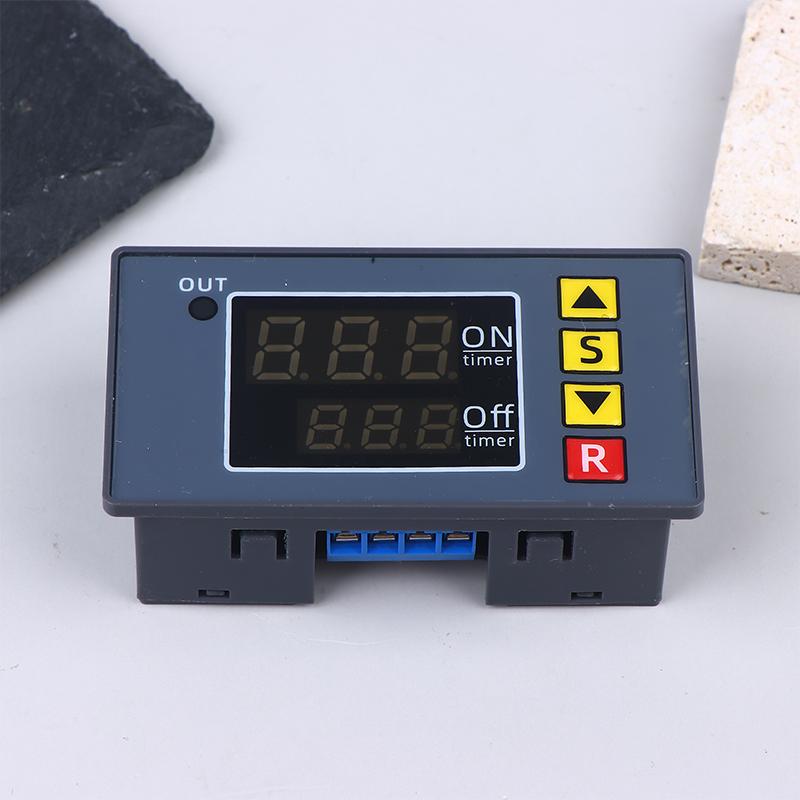 T3231 Releu de Temporizare Ciclică DC12V 24V AC110-220V Afișaj Dublu Roșu și Albastru Modul Releu de Temporizare Comutator Releu de Temporizare pentru Automobil