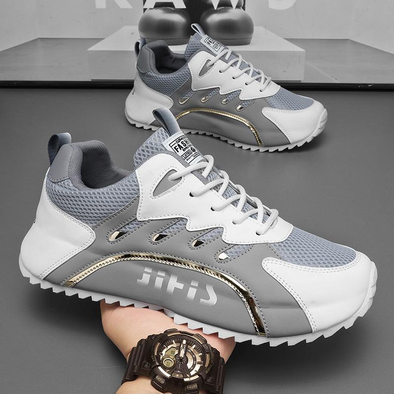 Summer Men's Shoes New Breathable Mesh Shoes Men's Trend Versatile Soft-soled Sports Shoes Casual Trendy Shoes