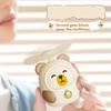 2025 New Cute Capybara Mini Portable Fan Handheld Small Fan Usb Charging 2-Speed Handheld Fan Suitable For Office Outdoor Travel