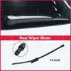 For VW Tiguan MK2 2017 - 2023 Wiper 14" Rear Wiper Blade Windshield Windscreen Clean Tailgate Window Car Rain Brush 2021 2022
