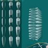 Capsules Faux Ongles Soft Gel Full Cover Diverses Formes et Styles pour Extension d'Ongles Professionnelle DIY 120 Pièces
