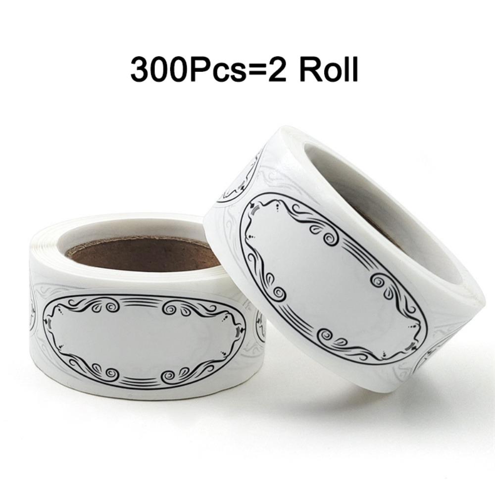 150Pcs/Roll Oval Food Storage Stickers Bottle Labels  for Fridge&Freezer Storage Organizer