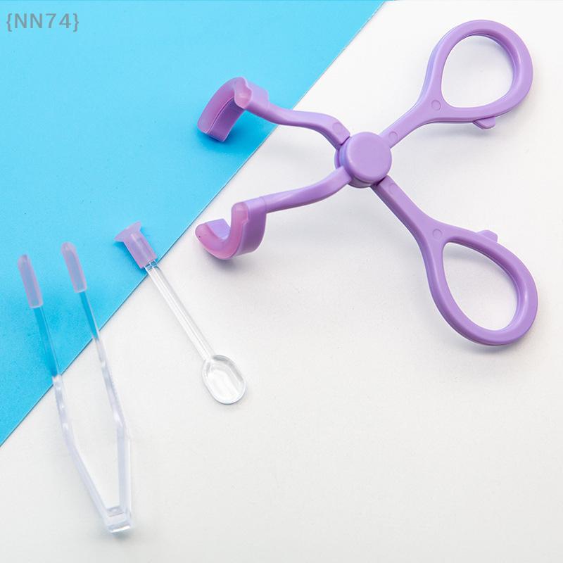 Kontaktlinsen-Applikator-Set – Inklusive Hilfs-Lidspreizer, Offenes-Auge-Werkzeug, Pinzetten/Saugstab-Zubehör zum Einsetzen/Entfernen