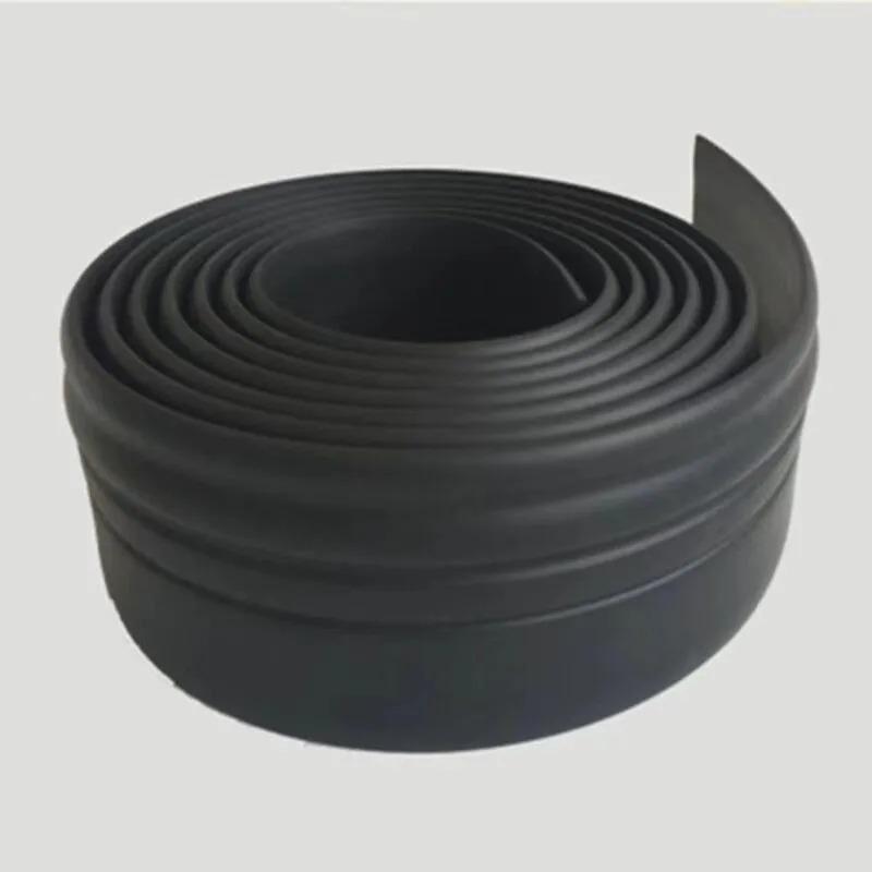 1Rolls 9.8cmx2m Self Adhesive Flexible Foam Molding Trim, Peel and Stick Baseboard Molding Trim, 3D Decorative Wall Lines Wall