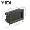 AC 30-500V 10-600V 0.56'' Digital Voltmeter Voltimeter Calibrate Reading DC 3-30V 0-100V Red Green LED Display Voltage Meter