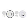 LED Ceiling Light Iron PC Stepless Dimmable Round Flush Mount Ceiling Light Fixture with APP Remote 