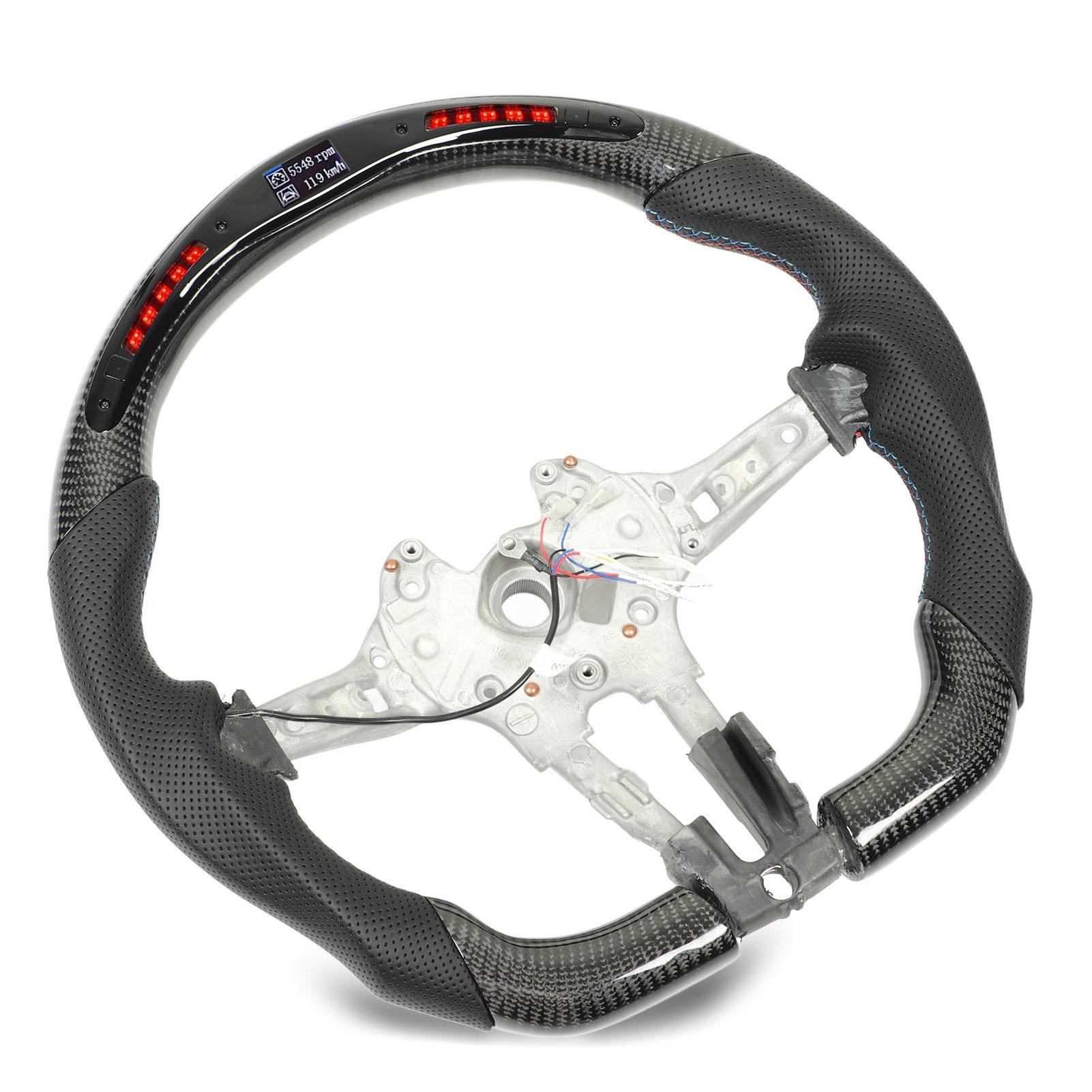 

Углеродное волокно светодиодный дисплей Shift Lights рулевое колесо для M5 M6 F10 F12 F13 F06 M Sport
