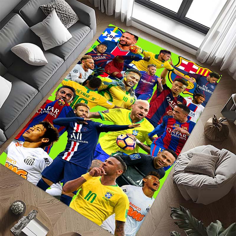 Brazilian Football Glory carpet Living room and bedroom mats printing Protective pad Room Office chair cushion