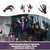 Halloweenowe przegubowe palce straszne sztuczne palce szkielet ręka cosplay palec rękawica realistyczny horror duch pazur prop party decor