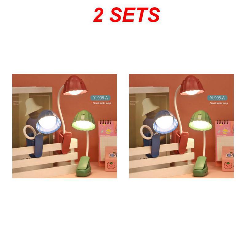 USB Rechargeable Clip- Book Light Book Lamp Adjustable Brightness Reading Lamp for Kids Sleep Aid Lights for Kindle