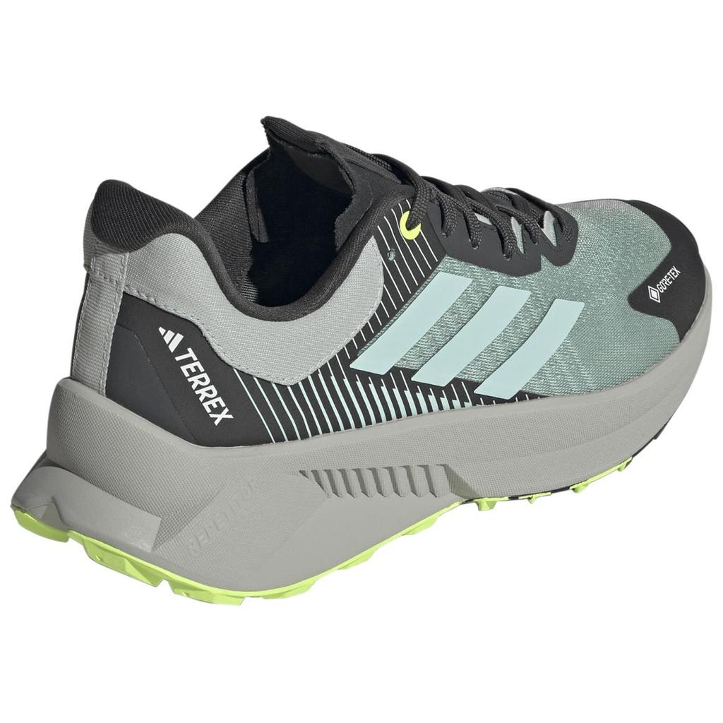New Adidas Terrex Soulstride Flow Gore Tex Wonder Silver Semi Flash Aqua Lucid Lemon Women's ID6715