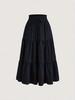 European Fashion Knot Waist Pleated Skirt