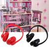 Plastic Dollhouse Headphone Model Classic Toys Miniatures Wireless Earphone  Christmas Present