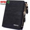 Premium Quality Rfid Theft Protection Coin Bag Zipper Men Wallet For Modern Lifestyles
