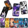 Cover for Apple iPhone 16 15 14 Plus 13 12 Mini 17 Pro Max + ProMax 16E Air 16+ 15+ Phone Case Comics Narutos Sasuke Uchiha