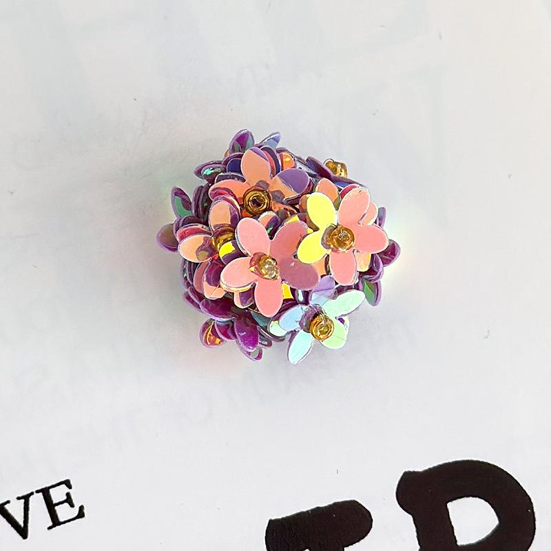 Shoe Decorations Imitation Pearl Colorful Flower Handmade DIY Beaded Shoe Buckle Shoes Decorative Accessories 2026 Fashion New