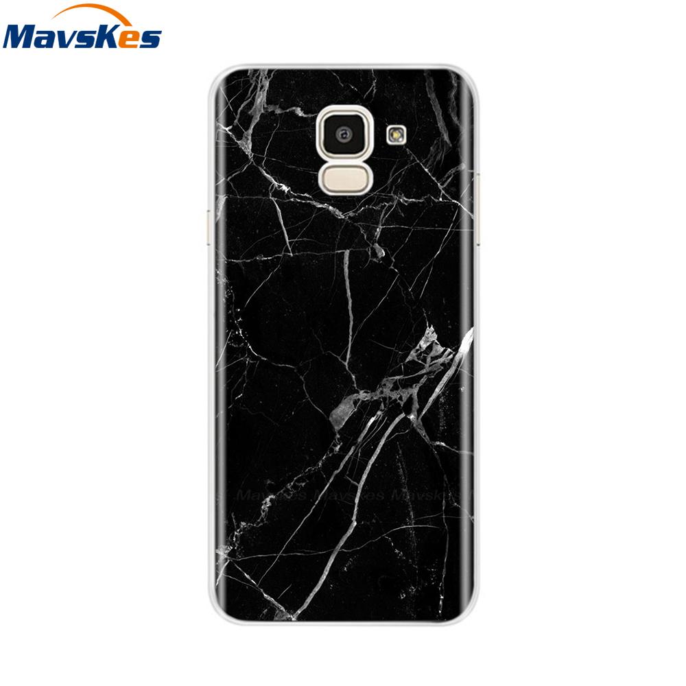 For Samsung Galaxy J6 2018 Case Soft TPU Silicone Back Cover sFor Coque Fundas Samsung J6 2018 J6 Plus 2018 Soft Phone Cases
