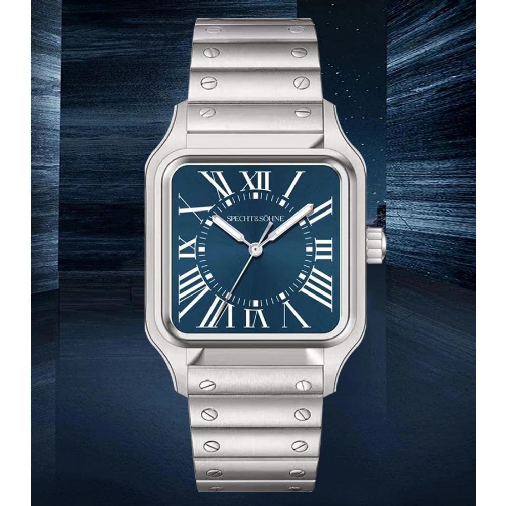 2025 New Hot Specht & Söhne Luxury 34MM Quartz Watch For Men & Women Watches Super Thin Steel Sapphire Crystal 50M Waterproof