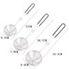 3 Sizes Stainless Steel Spider Strainer Skimmer Spoon Long Handle Wire Skimmer Ladle for Kitchen Frying and Cooking Tool