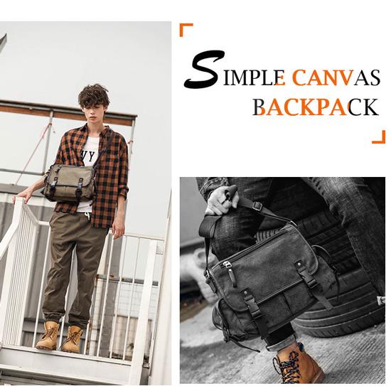 Vintage cestovní crossbody plátno Messenger Patchwork Multifunkční školní taška na notebook