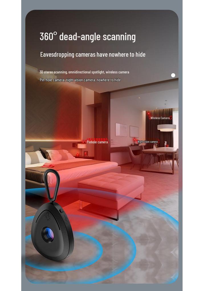 Infrared Anti-Peeping Smart Camera Detector for Surveillance-Free Hotels
