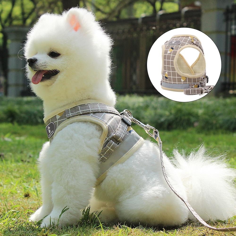 Pet Leash Dog Chest Strap Vest Anti-break Free Polyester Cat Cat Supplies Training Cat