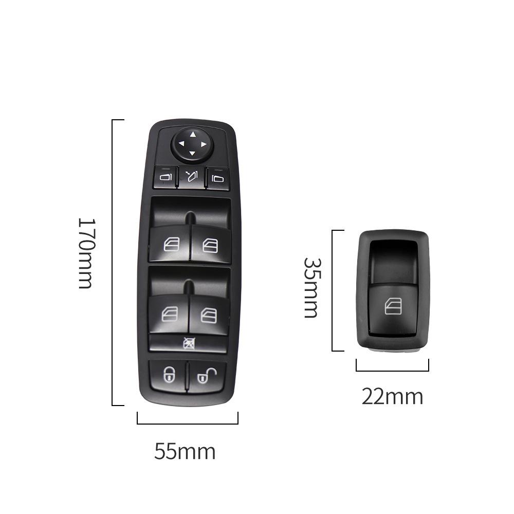 A1698206710 A1698206610 Electric Power Window Switch Button For Mercedes Benz B-Class W245 A-Class A180 A200 B180 B200