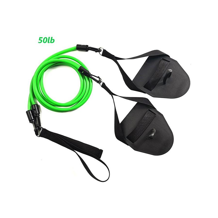 Factory Direct Traction Rope Floating Swimming Arm Strength Trainer Swimming Paddle Fins Training Equipment Dry Land Cord