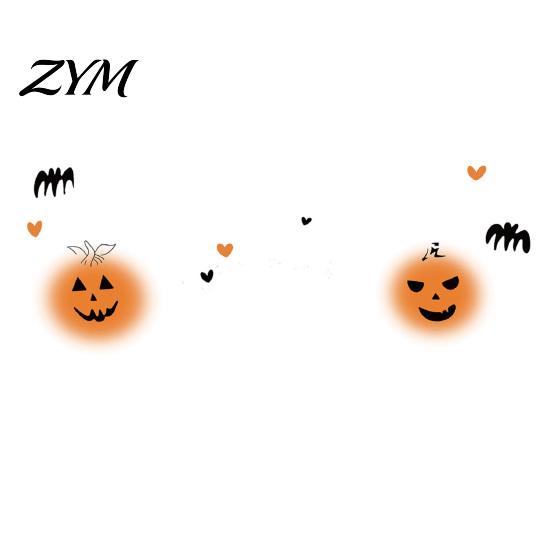 Scary Costume Accessories Halloween Face Temporary Tattoos, Realistic Waterproof Water Transfer Stickers, Skin-friendly Unique Decorations Breathable