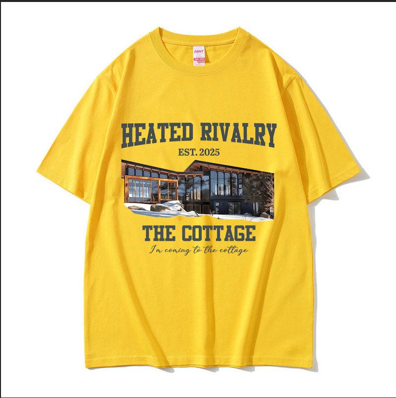 

Im Coming To The Cottage Heated Rivalry 2026 Graphic T Shirts Unisexs Women Casual Fashion Cotton Short Sleeve Tshirt Streetwear 3XL
