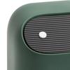Mini Trash Can 2 Layer Press Type Plastic Countertop Garbage Can with Lid for Table Bedside Desk Green