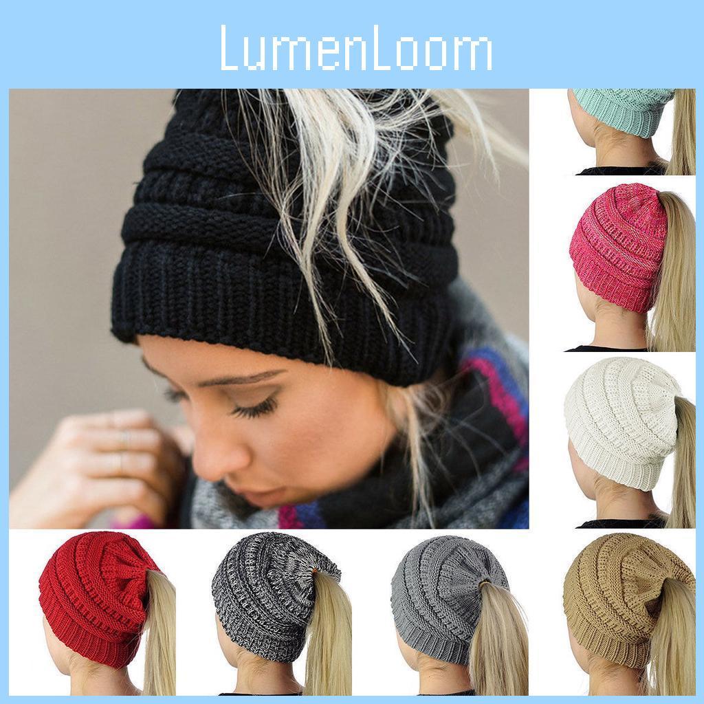 Stylish Women's Knit Beanie Hat For Winter Spring And Fall In Various Colors