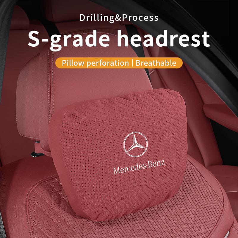 Mercedes Benz A B C E S V R-klass GLB GLC GLE Sprinter Pilot SLK SLC AMG W204 ML Bil Nackstöd för Nacke Säte Mjuk Nackkudde