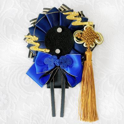 Broche roseta chinês para can ita feito à mão can ita para mercadorias broche, pins, bolsa, fita, decoração, distintivo, bolsa, roseta, borboleta/flor