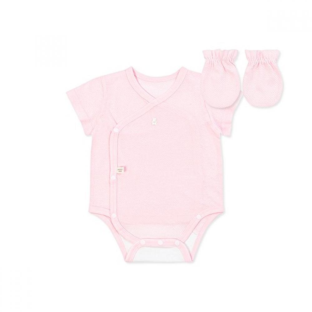 Organicmom Pink Cool Half Soothing Suit Hand Muff Set Mlmnbs05 Pink