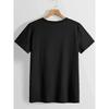 Damen Rosa Schottische Hochlandkuh Grafik T-Shirt Niedlicher Schottischer Kuhdruck mit Blumen & Herzen Weich Atmungsaktiv Leicht