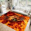 SC Freiburg FC Design Crystal Velvet Carpet Cozy Non?Slip Printed Rug For Bedroom Living Room Entrance