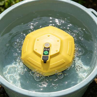 Mini Portable Rechargeable Silent Fish Air Pump Ufo-shape Floating Aerator Outdoor Fishing Oxygen Pump Aquarium Tank Accessories