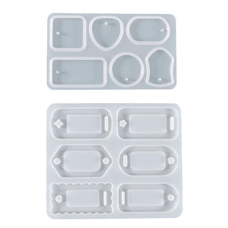 Eardrop Silicone Keychain Resin Mold Kit with Hole for DIY Keychain Special Christmas Epoxy Resin Mold Home Decoration