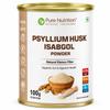 Pure Nutrition Flohsamenschalen Isabgol Pulver, 100g | Natürliches Ballaststoff-Nahrungsergänzungsmittel | Unterstützt die Verdauungs- & Darmgesundheit | Hilft bei unregelmäßigem Stuhlgang