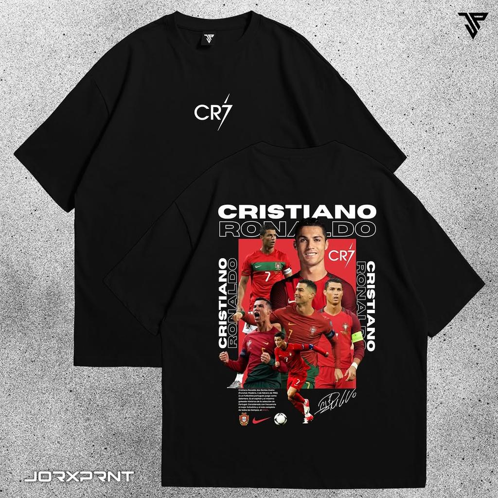 Tricou Imprimat CR7 Tricou Grafic C Ronaldo Street Hip Hop Supradimensionat Y2k Bărbați Femei Bumbac Mânecă Scurtă Îmbrăcăminte Feminină Masculină