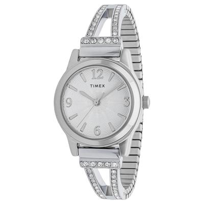 TIMEX Main Street Quartz Water Mineral Silver TW2W18600 Watch, Movement, Resistant, Glass, Dial, Unisex, [Authentic]
