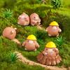 8Pcs Micro Landscape Creative Cute And Cute Hamster Diy Gardening Landscape Decoration Dollhouse Office Desktop Ornament