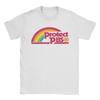 Men's Protect P.B.S Save Public Broadcasting Service T Shirts Rainbow Cotton Tops Short Sleeve Round Neck Tees Gift Idea T-Shirt