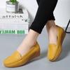 Scarpe basse da donna in pelle con plateau per primavera/autunno