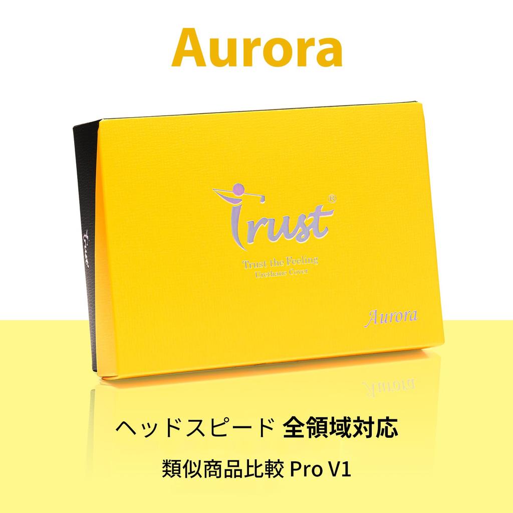 Trust Trust Golf Ball Aurora Does Not Stands Does Not Crystal Urethane Reactive Core 1 Dozen Aurora Yellow (Aurora) Cover, Out, Flies, Bend, Stops,