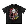 2026 Dark Fantasy Wasteland Anime Gachiakuta Graphic Print T-shirt Oversized Retro Washed Cotton Tee Men Women Harajuku Fashion Tops