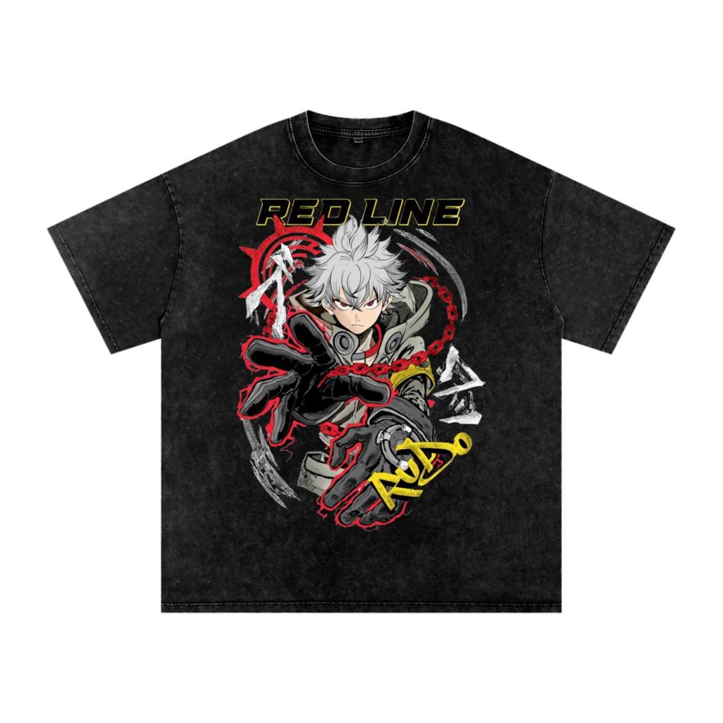 2026 Dark Fantasy Wasteland Anime Gachiakuta Graphic Print T-shirt Oversized Retro Washed Cotton Tee Men Women Harajuku Fashion Tops