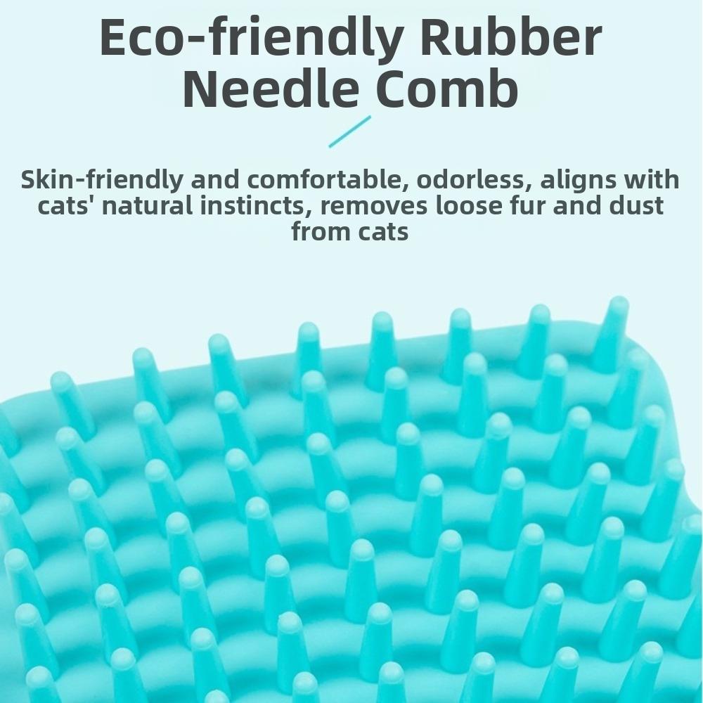 Rubber Cat Wall Comb Easy to Install Cat Hair Remover New Self Grooming Tool  Home Use